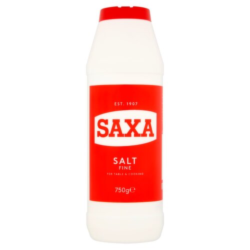 Saxa Fine Salt 750g