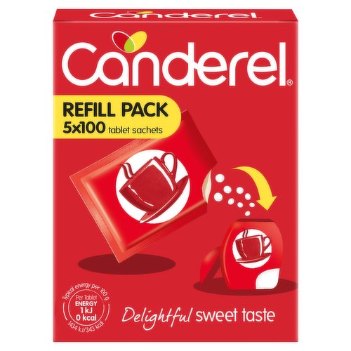 Canderel Refill Pack Tablet Sachets 42.5g - Dunnes Stores