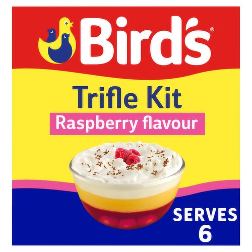 Bird's Raspberry Flavour Trifle Instant Dessert Mix Kit 141g