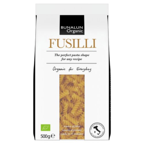 Bunalun Organic Fusilli 500g