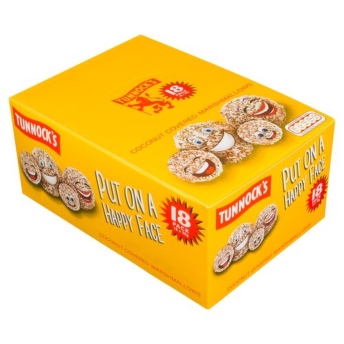 Tunnock's Coconut Covered Marshmallows 18 x 30g
