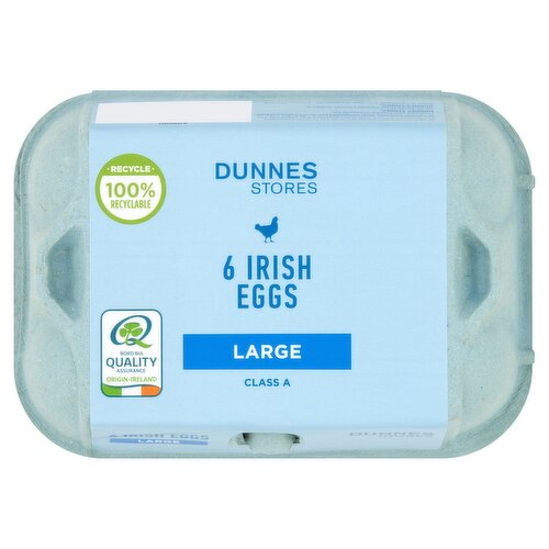 Dunnes Stores 6 Irish Eggs Large