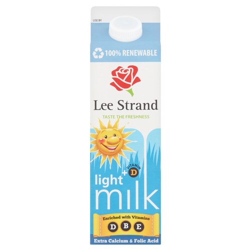 Lee Strand Light Milk 1 Litre