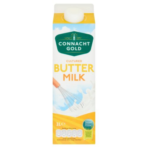 Connacht Gold Cultured Butter Milk 1L
