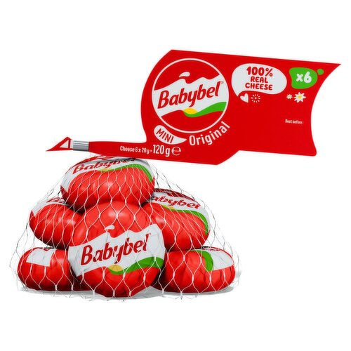 Mini Babybel Original Cheese Snacks 6 x 20g