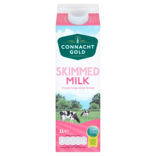 Connacht Gold Skimmed Milk 1L