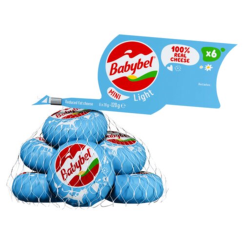 Mini Babybel Light Cheese Snacks 6 x 20g