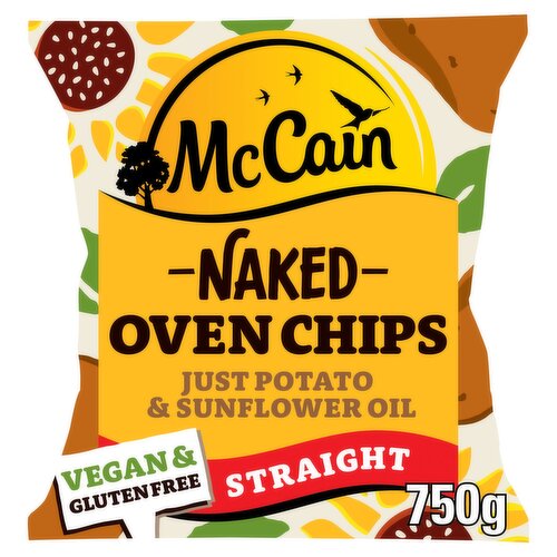 McCain Naked Oven Chips Straight Cut 750g