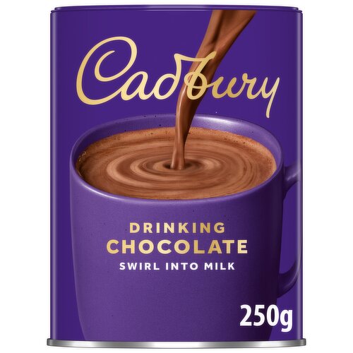Cadbury Drinking Hot Chocolate Cocoa Powder Tin 250g