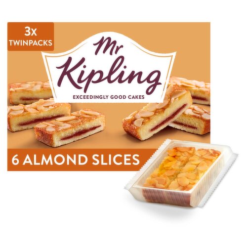 Mr Kipling 6 Almond Slices
