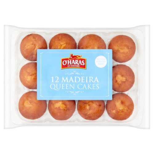 O'Haras of Foxford 12 Madeira Queen Cakes 330g