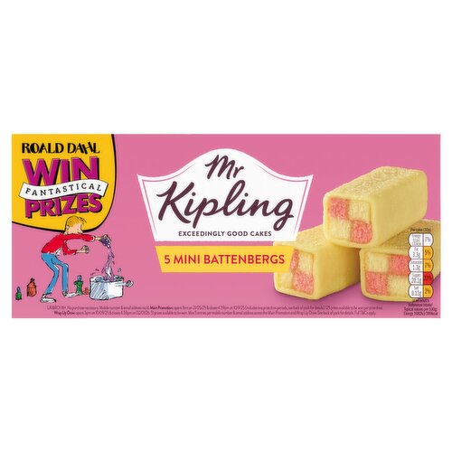 Mr Kipling 5 Mini Battenbergs