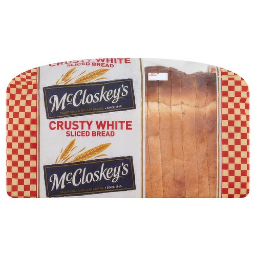 McCloskey's Crusty White Sliced Bread 780g