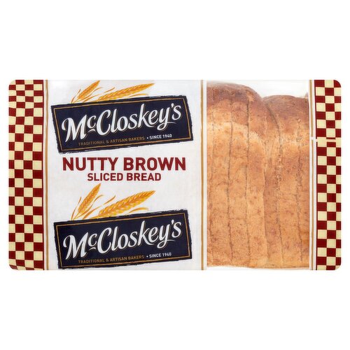 McCloskey's Nutty Brown Sliced Bread 780g