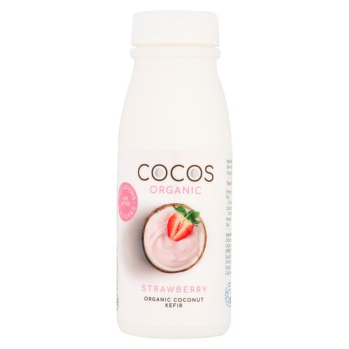 Cocos Organic Strawberry Coconut Kefir 200ml