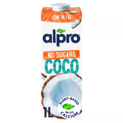 Alpro Coconut No Sugar Long Life Dairy Free Drink 1L