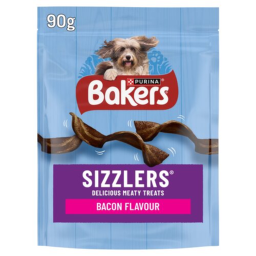 BAKERS Sizzlers Bacon Dog Treats 90g