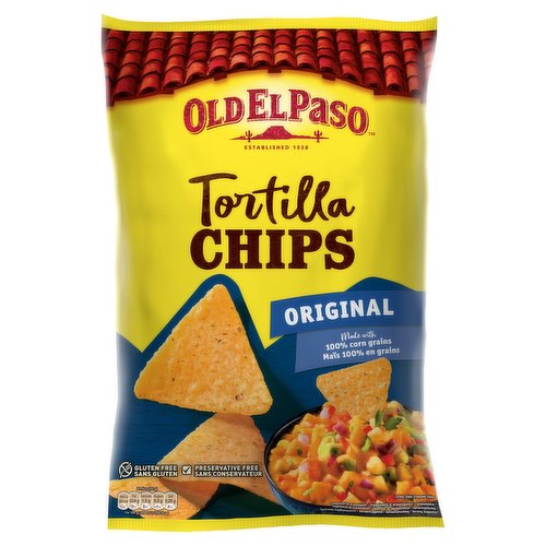 Old El Paso Crunchy Salted Tortilla Chips 185g