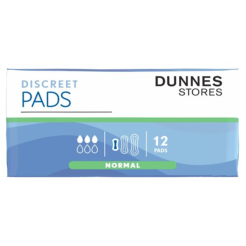 Dunnes Stores 12 Discreet Pads Normal