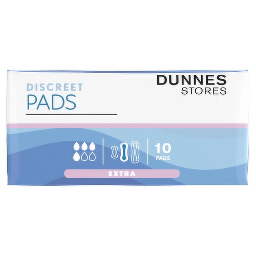 Dunnes Stores 10 Extra Discreet Pads