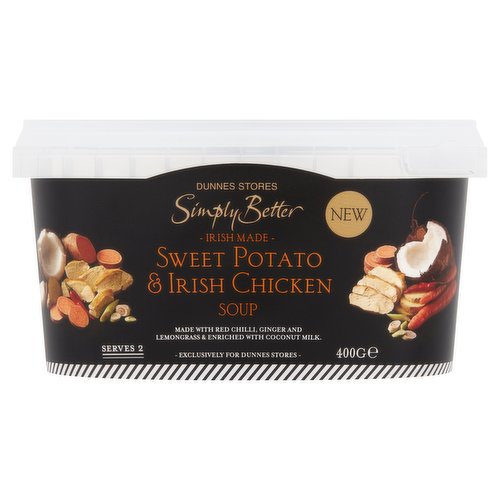 Dunnes Stores Simply Better Irish Made Sweet Potato & Irish Chicken Soup 400g