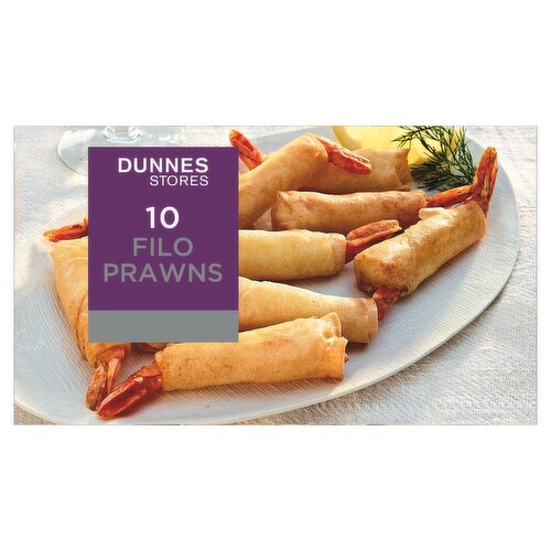 Dunnes Stores 10 Filo Prawns 120g