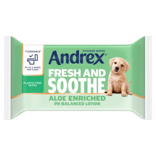 Andrex Fresh & Soothe Hygiene Wipes single pack (36 sheets)