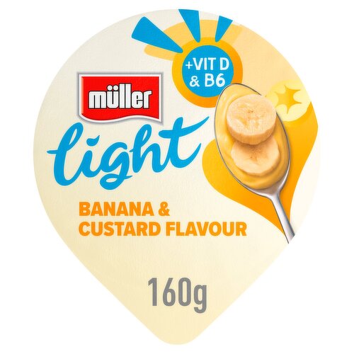 Muller Light Banana & Custard Fat Free Yogurt