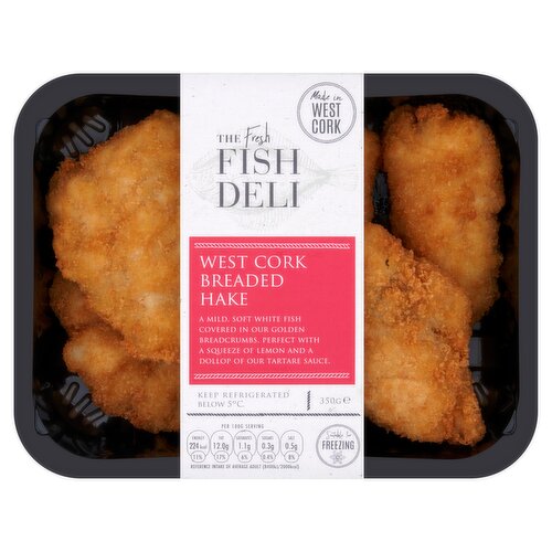 The Fresh Fish Deli West Cork Breaded Hake 350g