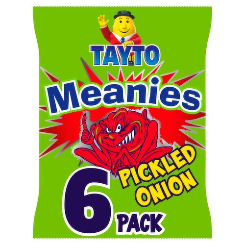 Tayto Meanies Pickled Onion Flavour 6 x 17g