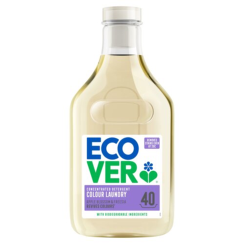Ecover Concentrated Colour Laundry Liquid, Apple Blossom & Freesia 40 Wash 1.43L