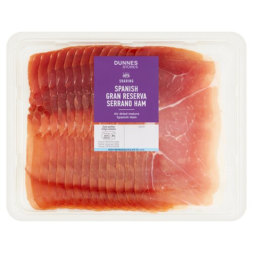 Dunnes Stores Sharing Spanish Gran Reserva Serrano Ham 200g