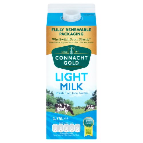 Connacht Gold Light Milk 1.75L