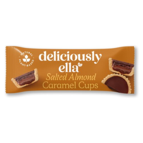 Deliciously Ella Salted Almond Caramel Cups Snack, 36g