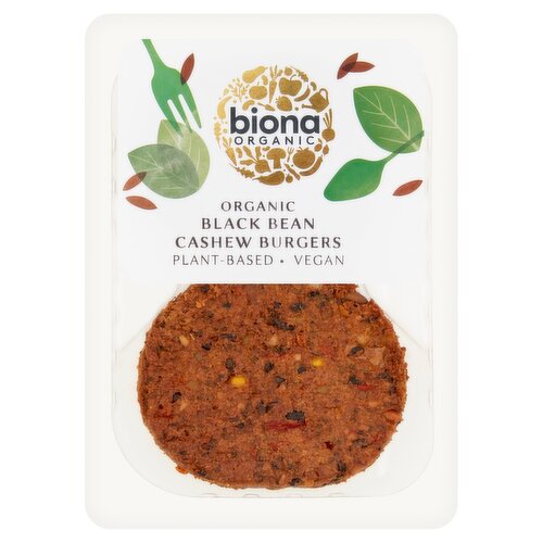 Biona Organic Black Bean Cashew Burgers 160g