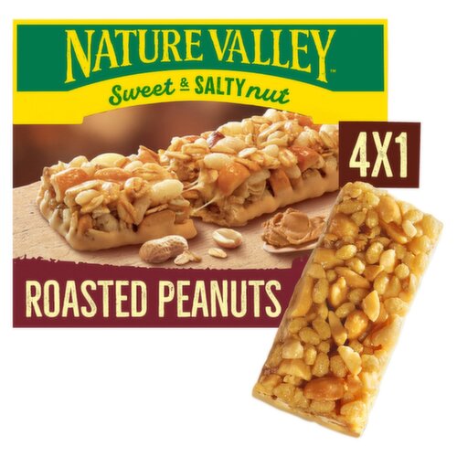 Nature Valley Sweet & Salty Nut Roasted Peanuts Cereal Bars 4 x 30g (120g)