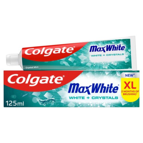 Colgate Max White White + Crystals Toothpaste 125ml