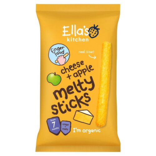 Ella's Kitchen Cheese + Apple Melty Sticks from 7 Months 16g