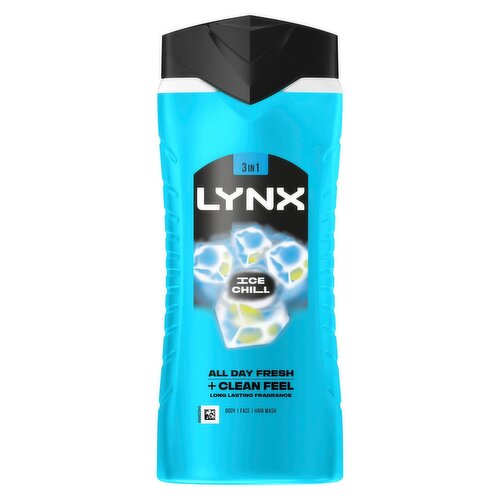 Lynx 3-in-1 Body Wash Ice Chill 500 ml