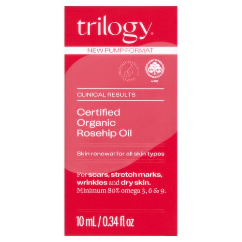 Trilogy Certified Organic Rosehip Oil 10ml