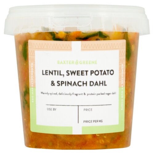 Baxter & Greene Lentil, Sweet Potato & Spinach Dahl 620g