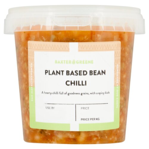 Baxter & Greene Plant Based Bean Chilli 630g