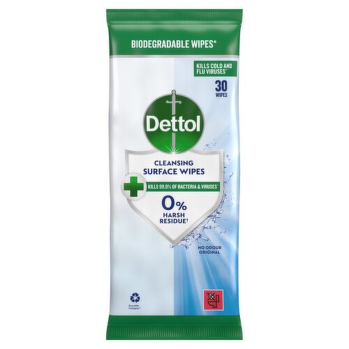 Dettol Cleansing Surface Wipes 30