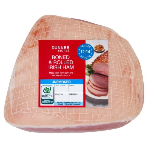 Dunnes Stores Unsmoked Boned & Rolled Irish Ham 2.75kg