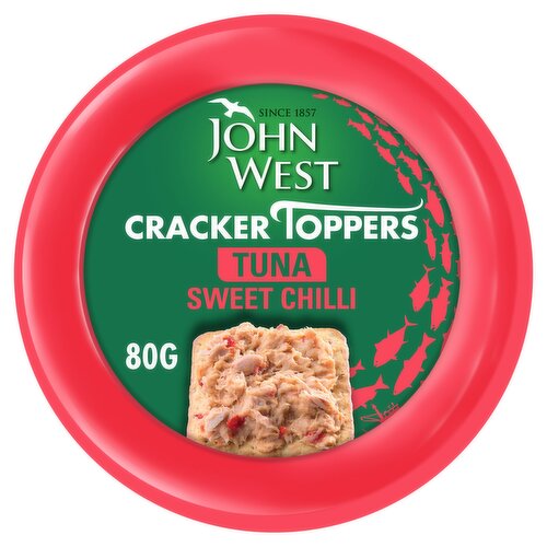 John West Cracker Toppers Sweet Chilli Tuna 80g