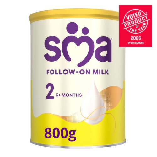 SMA® Stage 2 Follow-on Baby Milk Formula Powder From 6-12 Months 800g 