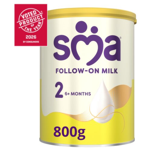 SMA® Best Stage 2 Follow-on Baby Milk Formula Powder From 6-12 Months 800g
