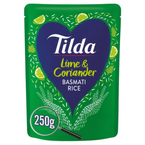 Tilda Microwave Lime and Coriander Basmati Rice 250g