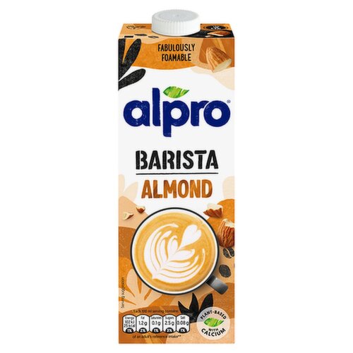 Alpro Barista Almond Long Life Dairy Free Drink 1L