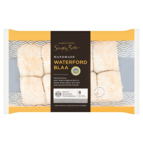 Dunnes Stores Simply Better 8 Handmade Waterford Blaa 296g